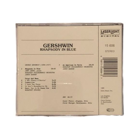 LaserLight‎ Digital Gershwin Rhapsody in Blue CD -NWOT - Picture 3 of 4